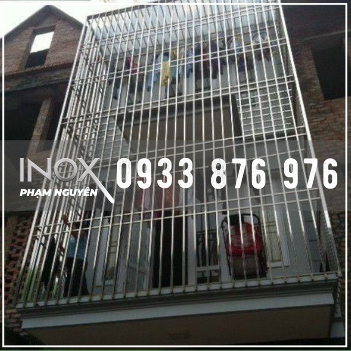 Mẫu Khung Bảo Vệ Inox Đẹp