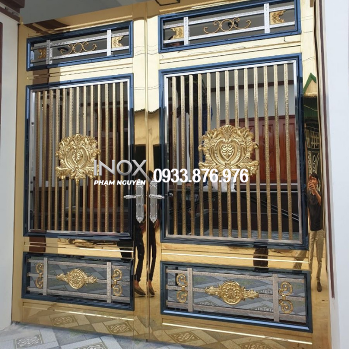 Cổng Inox 2 Cánh